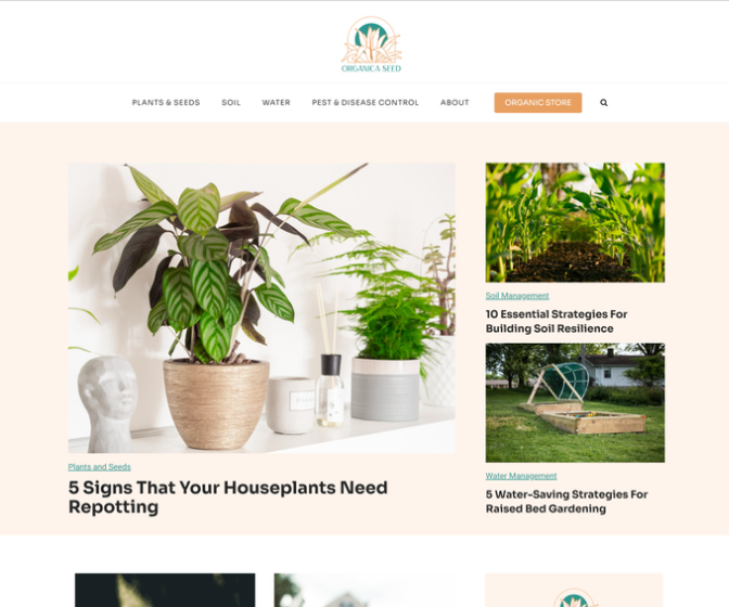 OrganicaSeed.com – Gardening Distributor